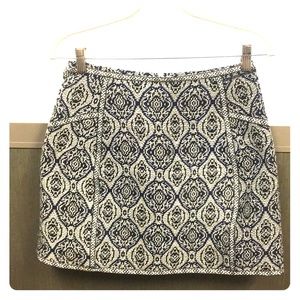 brocade mini tribal skirt; M/6